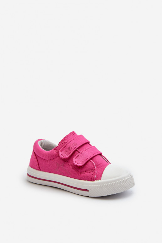 Kinder-Freizeitschuhe mit Klebeverschlüssen Big Star NN374113 rosa
