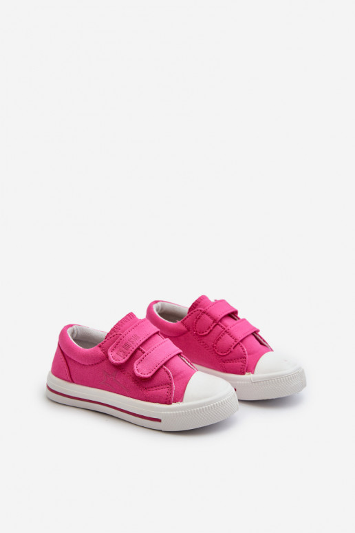Kinder-Freizeitschuhe mit Klebeverschlüssen Big Star NN374113 rosa