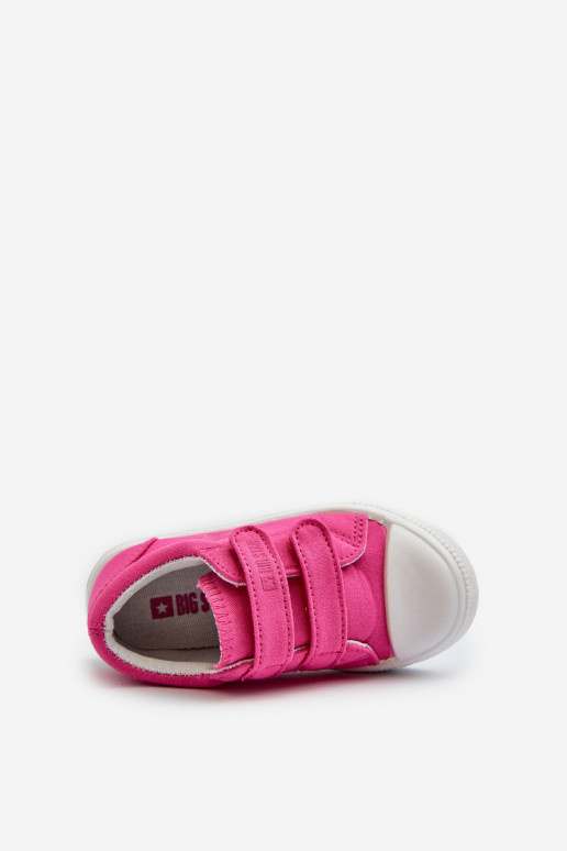 Kinder-Freizeitschuhe mit Klebeverschlüssen Big Star NN374113 rosa