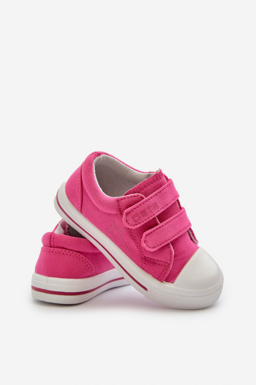 Kinder-Freizeitschuhe mit Klebeverschlüssen Big Star NN374113 rosa
