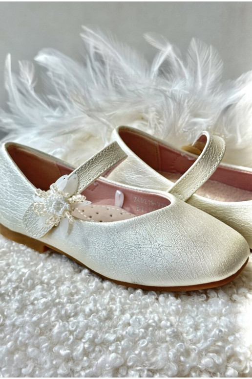 mit Glitzer-Ballerinas Kinder mit Klebeverschlüssen beige Jeylin mit Glitzer-Ballerinas Kinder mit Klebeverschlüssen beige Jeylin