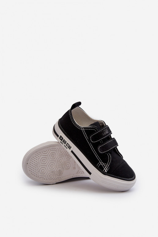 Kinder-Freizeitschuhe mit Klebeverschlüssen Big Star LL374015 in der Farbe Schwarz Kinder-Freizeitschuhe mit Klebeverschlüssen Big Star LL374015 in der Farbe Schwarz