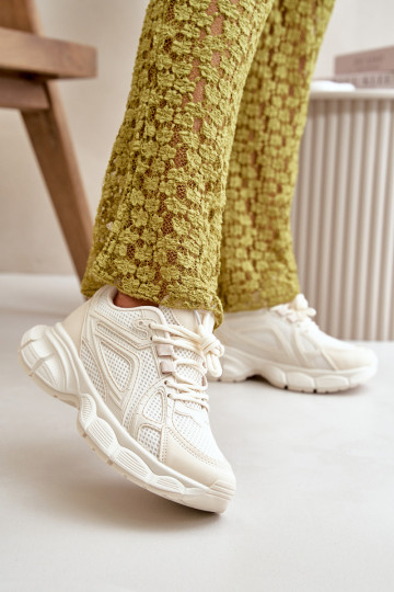 Sportschuhe Sneakers Modell Schuhe Damen Beige Timoci