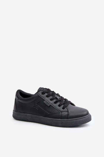 Freizeitschuhe für Herren aus Öko-Leder Big Star OO174021 Hi-Poly System schZuarze Farbe