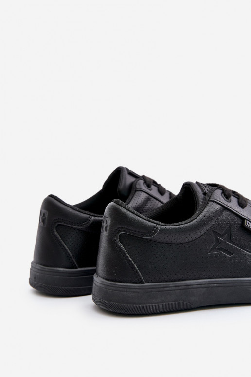 Freizeitschuhe für Herren aus Öko-Leder Big Star OO174021 Hi-Poly System schZuarze Farbe