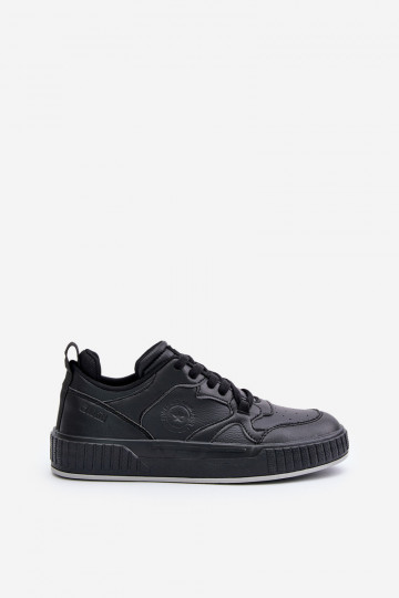 Sneakers Stilvollllschuhe für Männer aus Öko-Leder Big Star OO174004 schZuarze Farbe 2