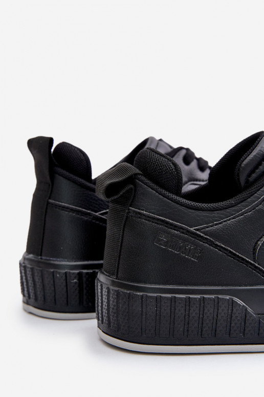 Sneakers Stilvollllschuhe für Männer aus Öko-Leder Big Star OO174004 schZuarze Farbe