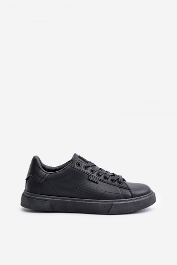 lässige Schuhe Sneakers Stilvollllschuhe für Männer aus Öko-Leder Big Star OO174117 schZuarze Farbe 2