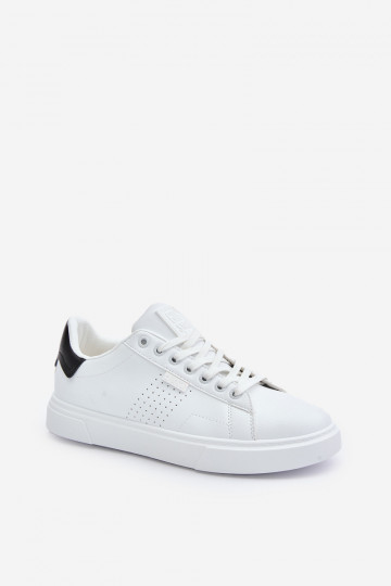 lässige Schuhe Sneakers Stilvollllschuhe für Männer aus Öko-Leder Big Star OO174115 Zueiße Farbe