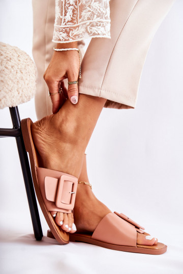 Modische Hausschuhe für den Sommer in der Farbe Rosa Sylvia