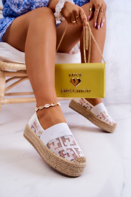 Feminin Stilvollll-Espadrilles zum Hineinschlüpfen Zueiße Farbe Berkaley