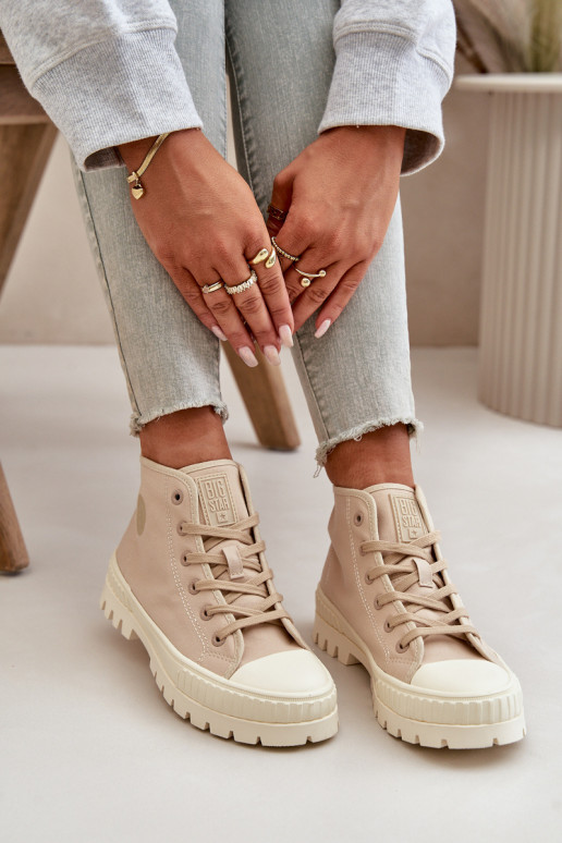 Freizeitschuhe mit einem Stiefel INegen Kubo Big Star OO274006 Beige