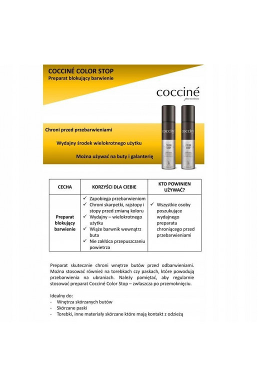 Coccine Schuhfarbschutzspray Coccine Schuhfarbschutzspray