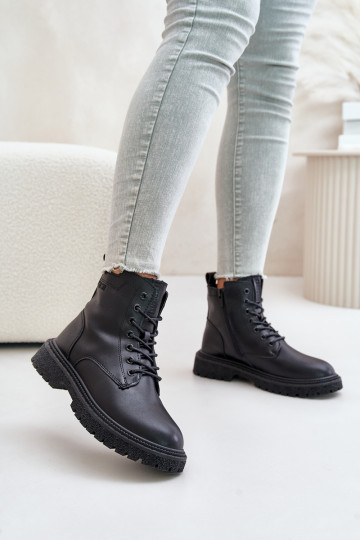 erwärmte Arbeitsstiefeletten Damen OO274A126 schwarze Farbe