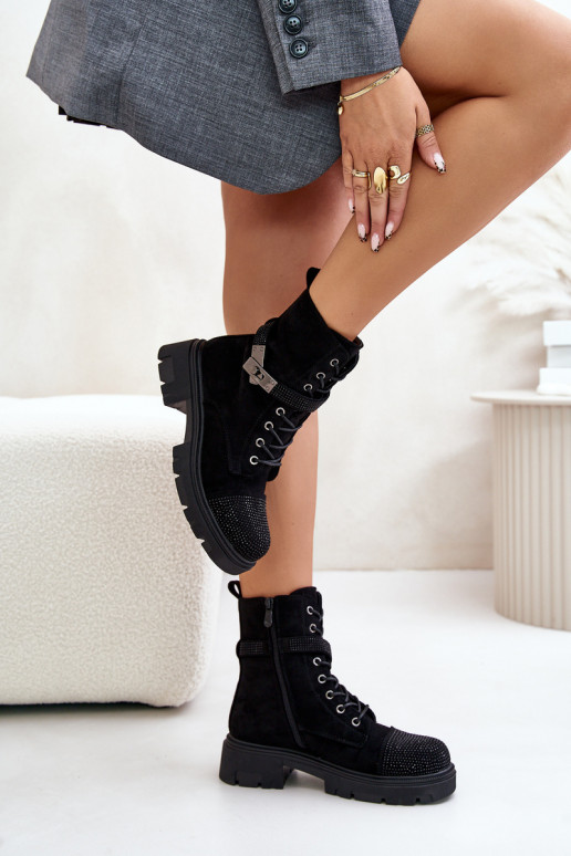 sich Zuarm laufen Arbeitsstiefeletten Mit Dekoration S.Barski HY42-281 schZuarze Farbe sich Zuarm laufen Arbeitsstiefeletten Mit Dekoration S.Barski HY42-281 schZuarze Farbe