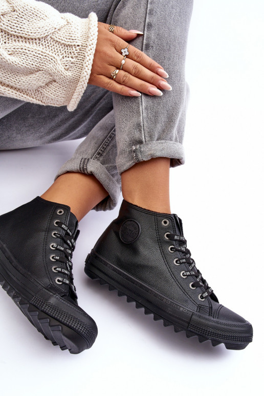 Freizeitschuhe Big Star Groß sich Zuarm laufen schZuarze Farbe EE274110 Freizeitschuhe Big Star Groß sich Zuarm laufen schZuarze Farbe EE274110