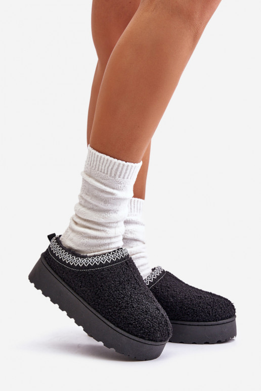 Schneestiefel Feminin mit einer Plattform Z Haftem schZuarze Farbe Tirissa Schneestiefel Feminin mit einer Plattform Z Haftem schZuarze Farbe Tirissa