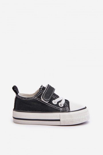 Freizeitschuhe Kinder mit Haftverschlüssen in der Farbe Schwarz Daloma 2