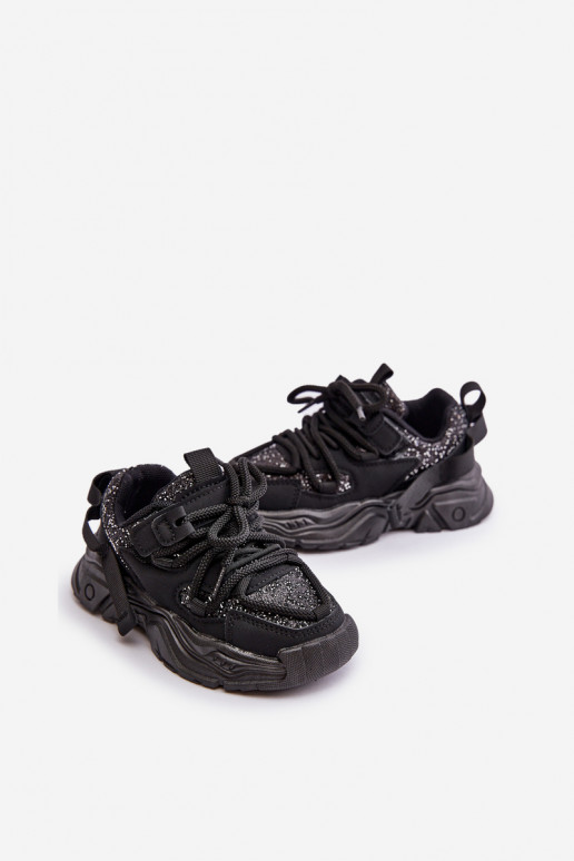 Sneakers Stilvollllschuhe Kindisch Ozdobione Cekinami schZuarze Farbe Liatoma Sneakers Stilvollllschuhe Kindisch Ozdobione Cekinami schZuarze Farbe Liatoma