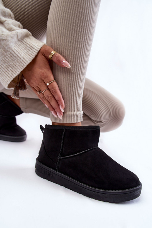 Gewärmte Schneestiefel Big Star KK274288 schwarze Farbe Gewärmte Schneestiefel Big Star KK274288 schwarze Farbe