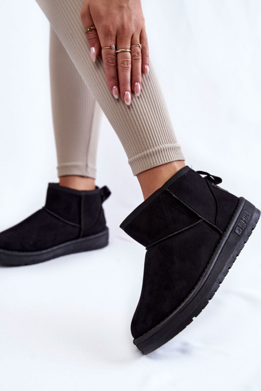 Gewärmte Schneestiefel Big Star KK274288 schwarze Farbe Gewärmte Schneestiefel Big Star KK274288 schwarze Farbe