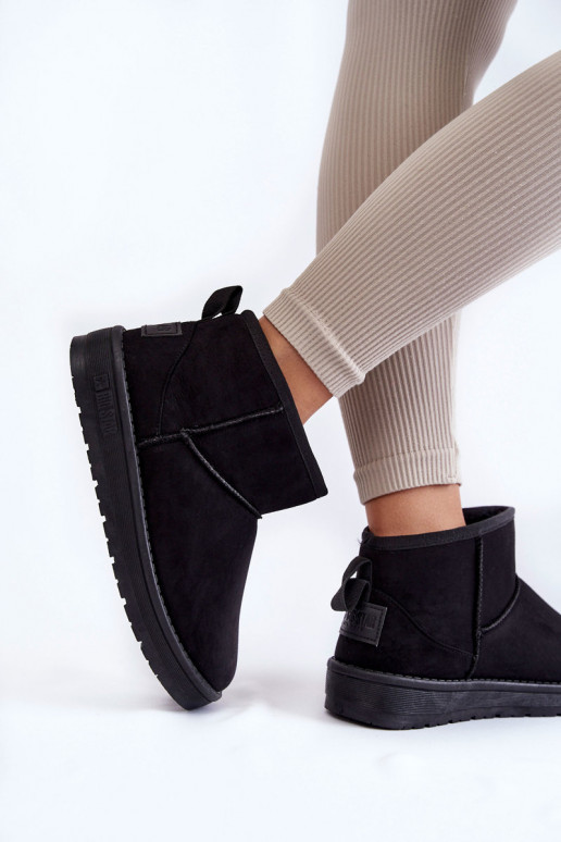 Gewärmte Schneestiefel Big Star KK274288 schwarze Farbe Gewärmte Schneestiefel Big Star KK274288 schwarze Farbe