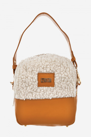 Kleine Damenhandtasche Big Star OO574131 braune Farbe