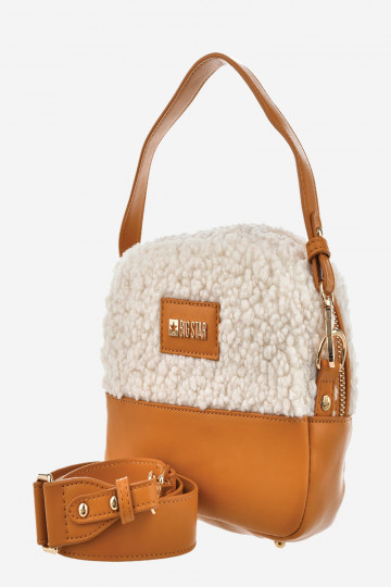 Kleine Damenhandtasche Big Star OO574131 braune Farbe 2