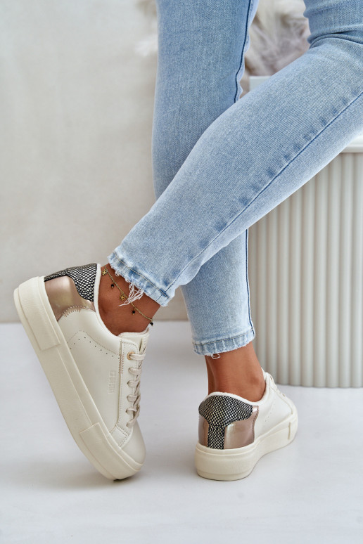 sich Zuarm laufen Freizeitschuhe mit einer Plattform Big Star OO274A454 Beige sich Zuarm laufen Freizeitschuhe mit einer Plattform Big Star OO274A454 Beige