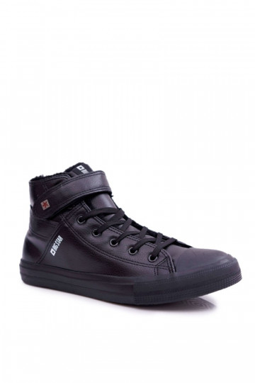 Herren Freizeitschuhe Big Star isoliert schwarz Y174020FIN