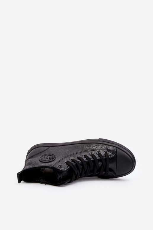 sich Zuarm laufen für Männer lässige Schuhe mit Reißverschlüssen schZuarze Farbe Big Star MM174012