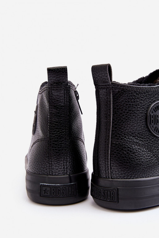 sich Zuarm laufen für Männer lässige Schuhe mit Reißverschlüssen schZuarze Farbe Big Star MM174012