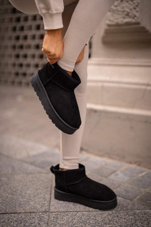 Schneestiefel mit Plateau Big Star OO274A099 schwarze Farbe