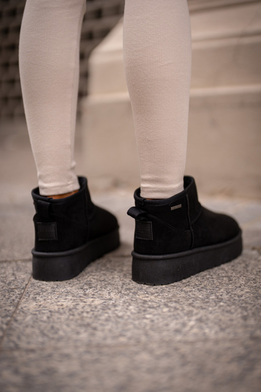 Schneestiefel mit Plateau Big Star OO274A099 schwarze Farbe