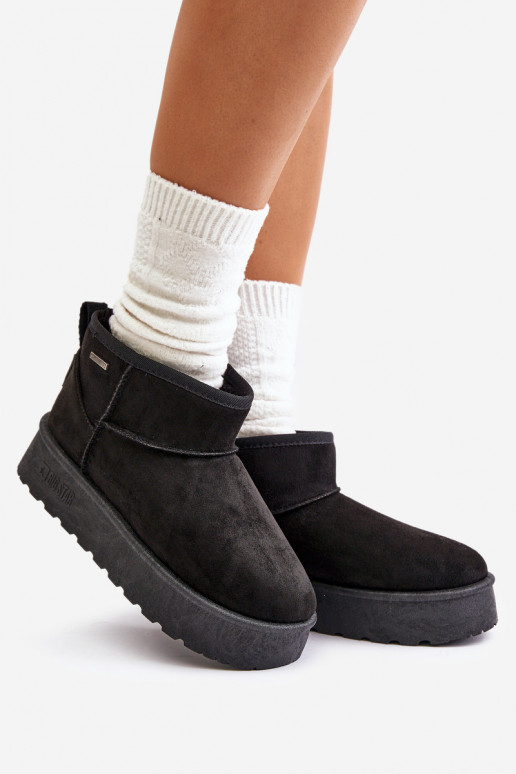 Schneestiefel mit Plateau Big Star OO274A099 schwarze Farbe