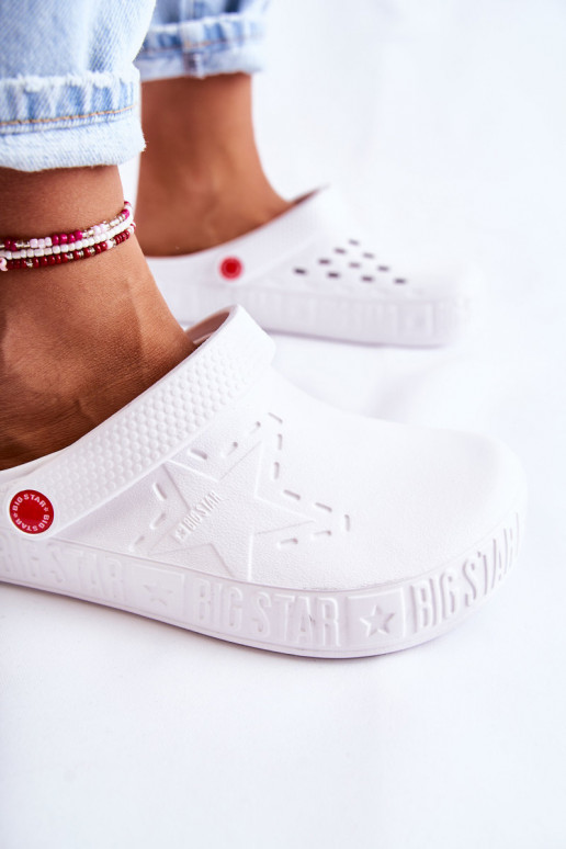 Leichte Hausschuhe Big Star weiß Leichte Hausschuhe Big Star weiß