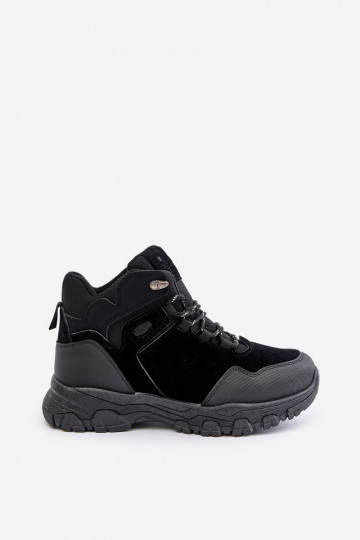 Isolierte Herren-Wanderschuhe mit Schnürsenkeln schwarz Zerista 2