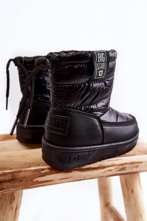 Schneestiefel für Kinder Big Star KK374220 schZuarze Farbe