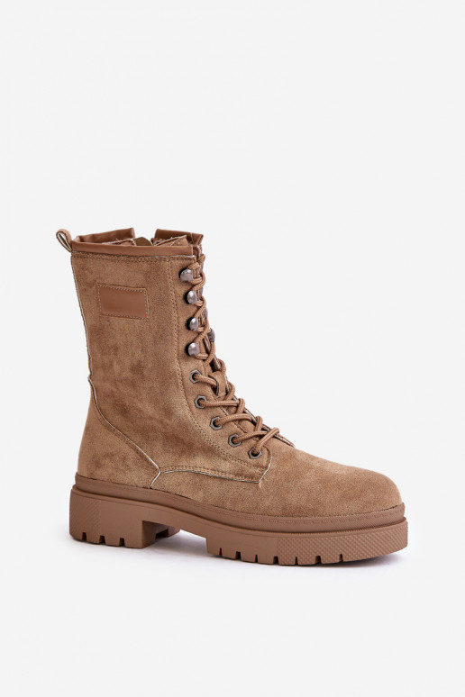 Schafslederstiefel aus Ökowildleder...