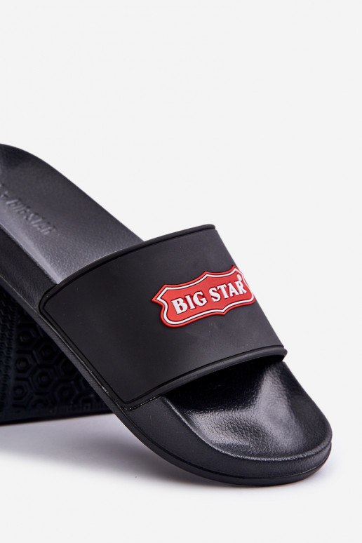 Hausschuhe für Männer Z Logo Big Star OO174028 schZuarze Farbe Hausschuhe für Männer Z Logo Big Star OO174028 schZuarze Farbe