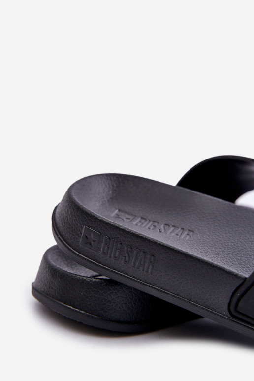 Hausschuhe für Männer Z Logo Big Star OO174028 schZuarze Farbe Hausschuhe für Männer Z Logo Big Star OO174028 schZuarze Farbe