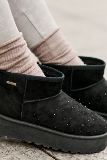 Schneestiefel Mit Dekoration mit einer Plattform Big Star OO274A105 schZuarze Farbe 2