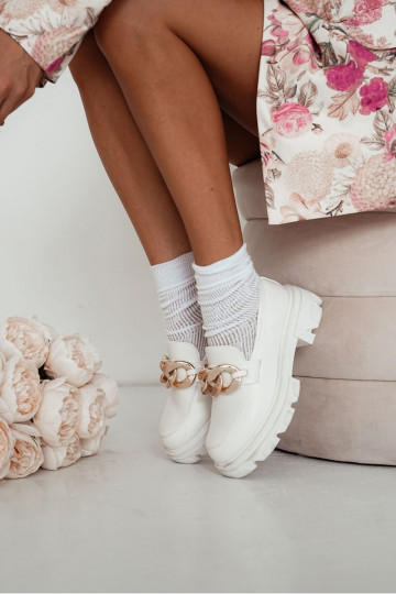 Socken Feminin mit durchbrochenen Elementen CC Zueiße Farbe