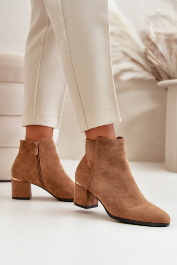 Kunstvelours Stiefeletten...