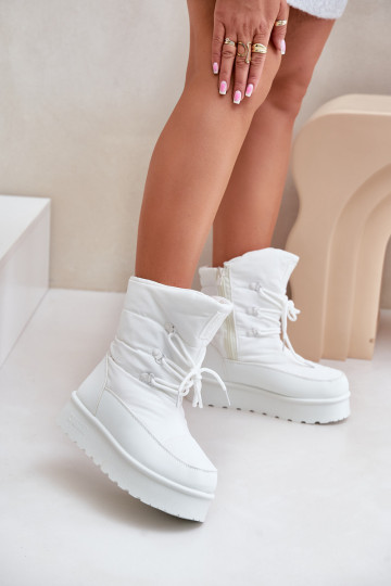 Schneestiefel mit einer Plattform Zum Schloss Big Star OO274886 Zueiße Farbe