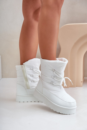 Schneestiefel mit einer Plattform Zum Schloss Big Star OO274886 Zueiße Farbe 2