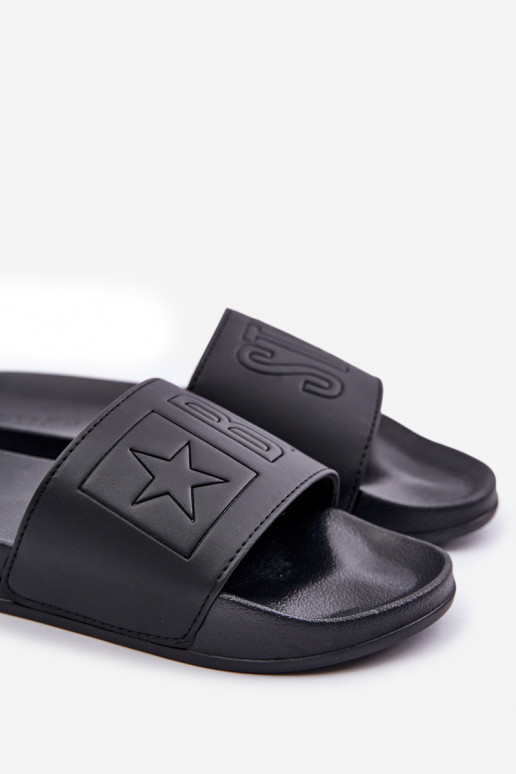 Leichte Hausschuhe Big Star OO274040 schwarz