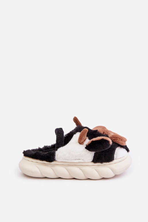 Kindisch mit Pelzmantel Hausschuhe Mit einem Thema KroZuy schZuarze Farbe Tamorrin Kindisch mit Pelzmantel Hausschuhe Mit einem Thema KroZuy schZuarze Farbe Tamorrin