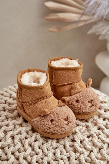 INarme Kinder-Schneestiefel Lamy braune Farbe Esandira 2