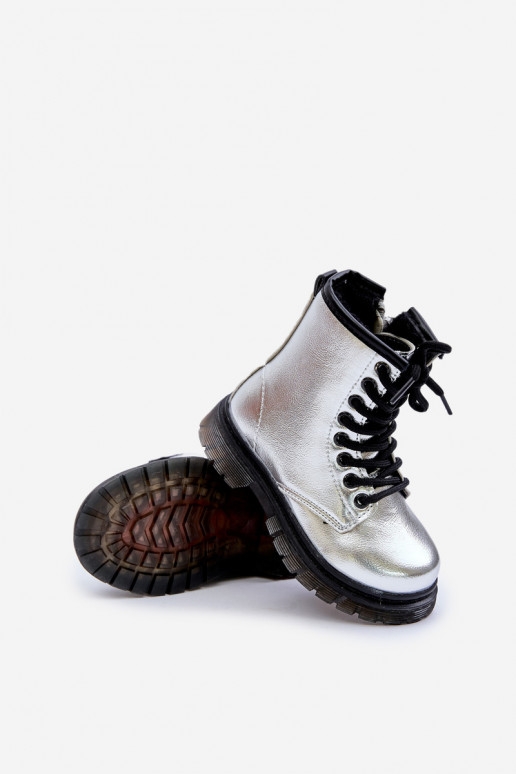 sich Zuarm laufen Stiefel Kindisch mit Lackeffekt Zum Schloss Silberfarbe Novita sich Zuarm laufen Stiefel Kindisch mit Lackeffekt Zum Schloss Silberfarbe Novita